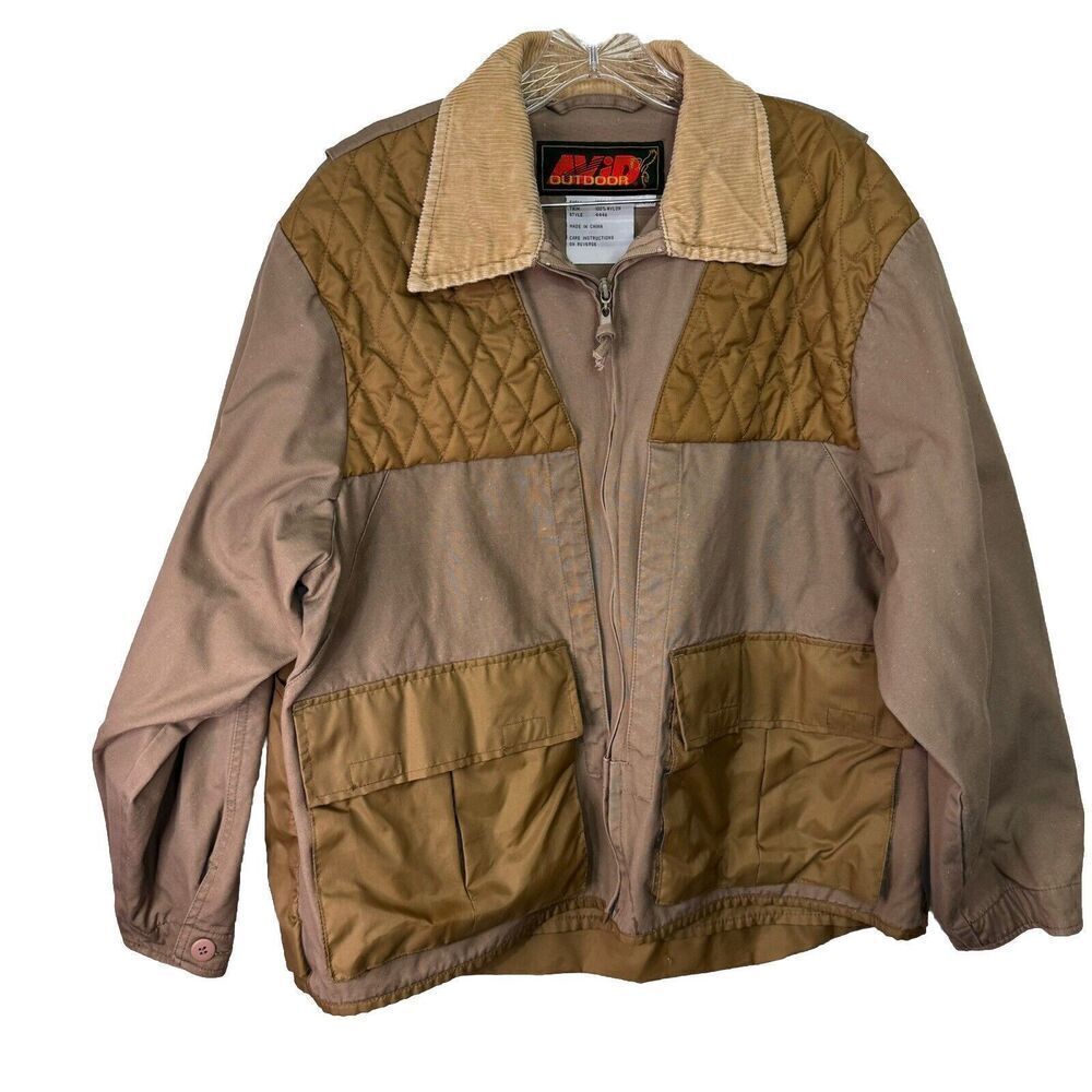 Avid Outdoor Vtg  Hunting Shooting Duck Jacket Mens Size‎ L (42-44) Back Pocket